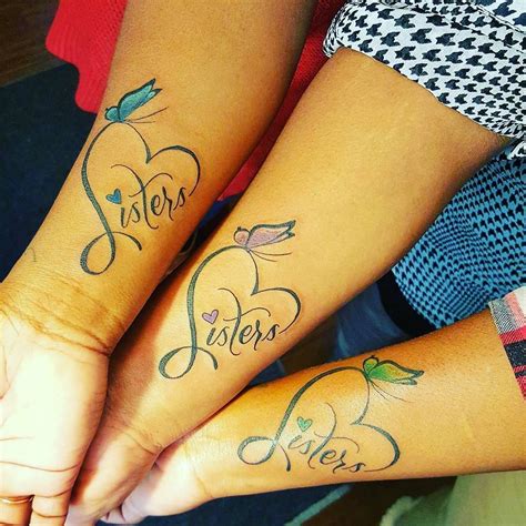 75 Superb Sister Tattoos Matching Ideas Colors Symbols Matching Sister Tattoos Sister