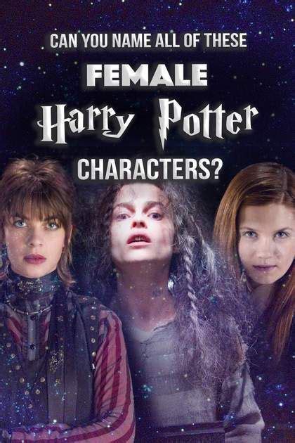Quiz Can You Name All Of These Female Harry Potter Characters Artofit