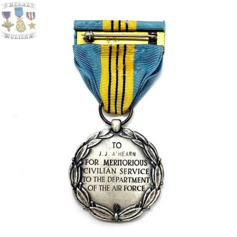 Named Vietnam War Us Air Force Meritorious Civilian Service Medal Jj