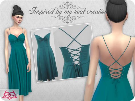 The Sims Resource Claudia Dress Recolor 3 Needs Mesh