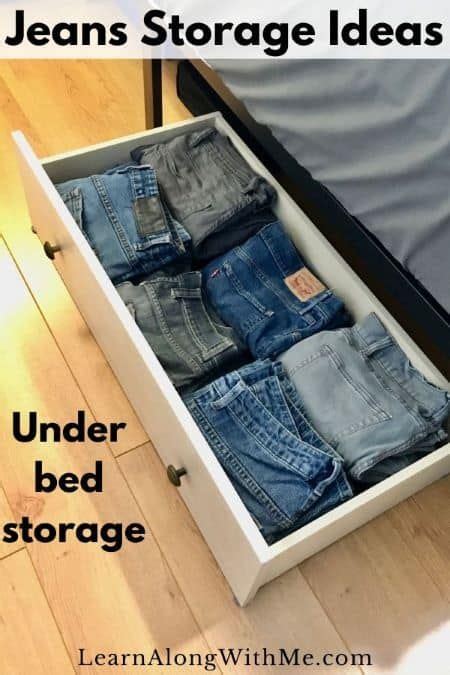 21 Useful Jeans Storage Ideas To Organize Your Denim 2023 Bed