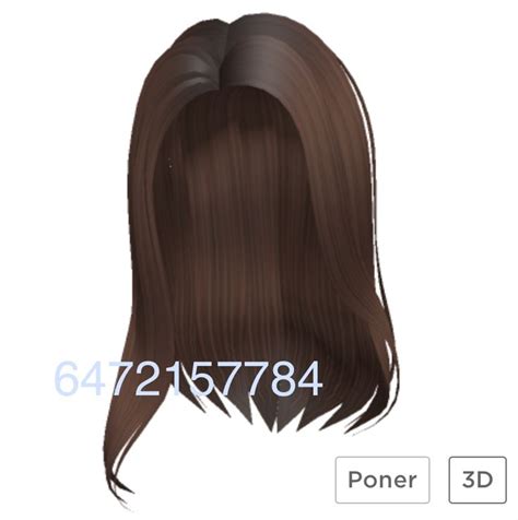 Brown Preppy Hair Codes For Bloxburg