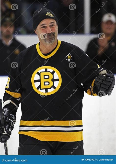 Boston Bruins Alumni Hockey Game Jay Miller Editorial Stock Photo