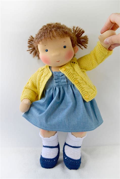 Reserved Custom Order For Jillian 15 38 Cm Waldorf Baby Doll