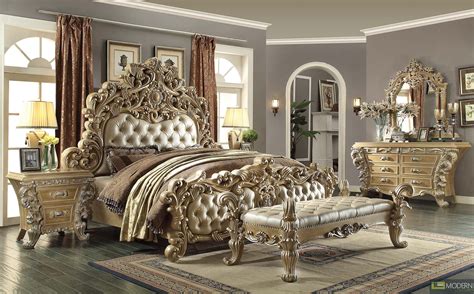 A guide to bedroom furniture styles; Luxury European Style Bedroom Set-