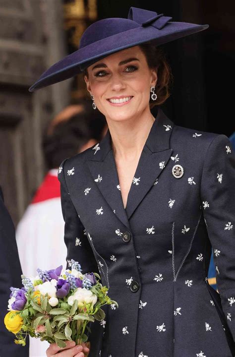 Kate Middleton Wears T From King Charles At Commonwealth Day 2023