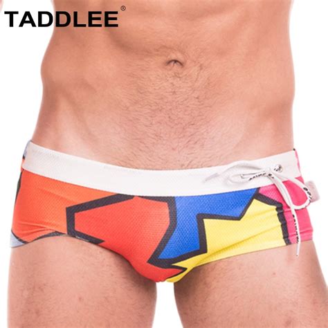 taddlee brand sexy men s swimming briefs boxer bikini swimwear men swimsuits gay penis pouch wj