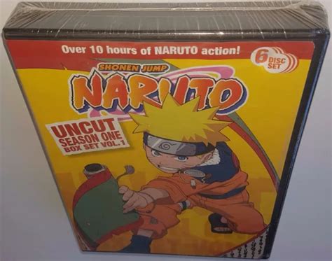 Naruto Uncut Season 1 Volume 1 Box Set Brand New Sealed R1 Dvd Shonen