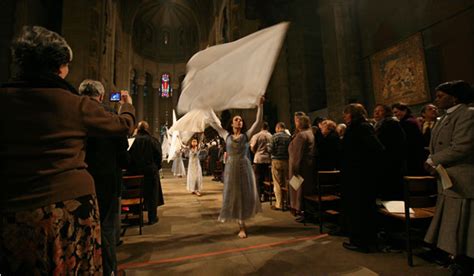 Awash In New Light Angels Are Revealed At St John The Divine The