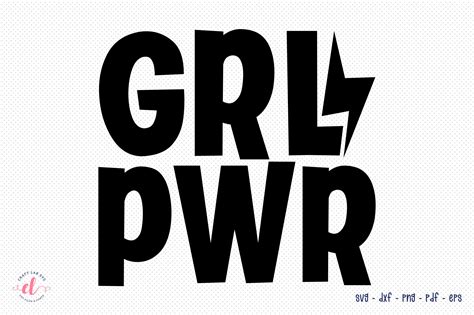 Girl Power Svg Design Grl Pwr Svg Graphic By Craftlabsvg · Creative