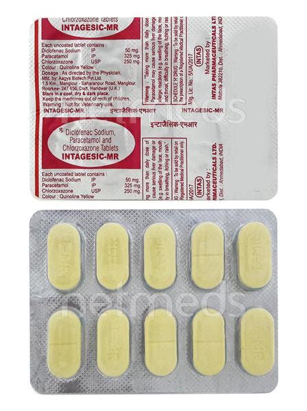 Intagesic Mr Tablet 10s Buy Medicines Online At Best