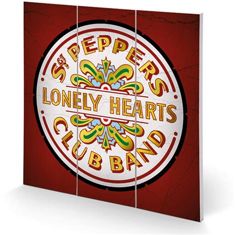 The Beatles Sgt Pepper Colour Logo Wall Art