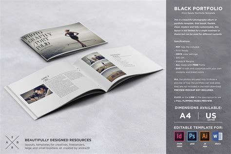 Photography Portfolio Template By Andre28 On Creativemarket