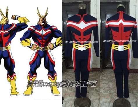 2016 All Might Cosplay Costume All Might Battle Suit From My Hero