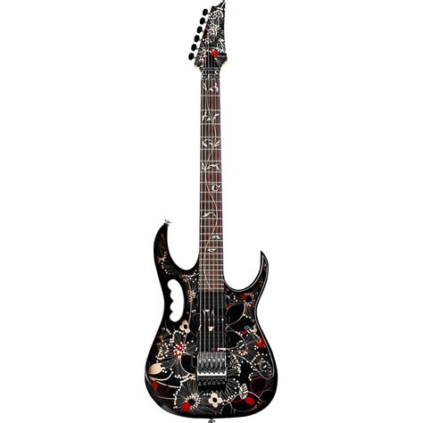Ibanez steve vai signature jem77 green multi color electric guitar. Ibanez JEM77FP2 Steve Vai Signature Electric Guitar Floral ...
