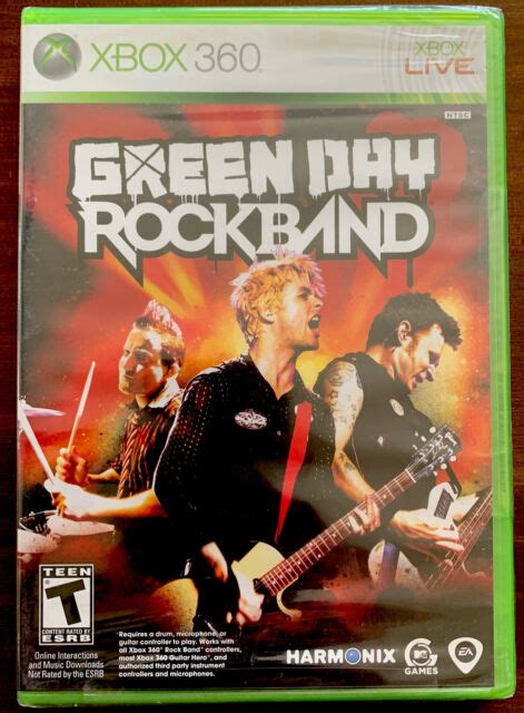 Green Day Rock Band Microsoft Xbox 360 2010 For Sale Online Ebay