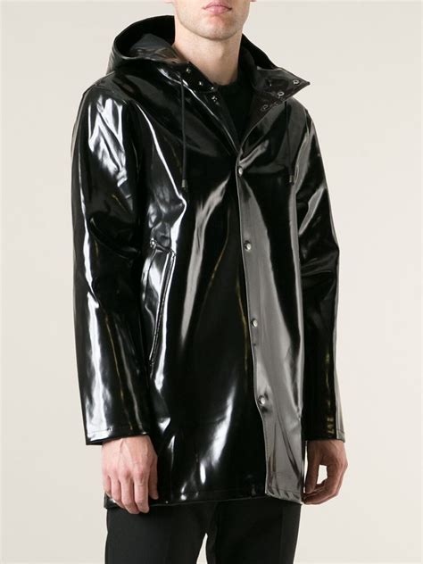Lyst Stutterheim Stockholm Opal Raincoat In Black For Men