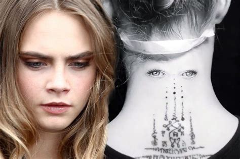 Cara Delelvingne Shocks Fans As She Shows Off Her Very Creepy New Tattoo Mirror Online