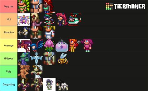 Terraria Hottest Female Npcs And Enemies Tier List Community Rankings Tiermaker