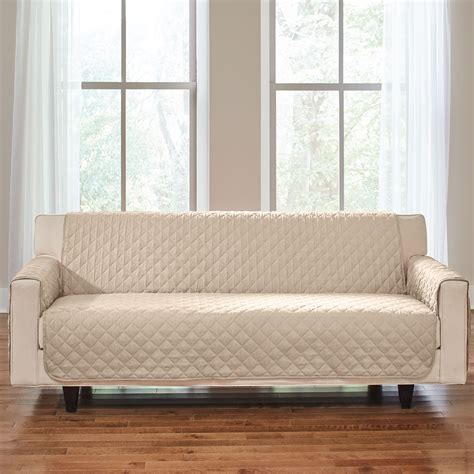 BH Studio Water-Repellent Microfiber Extra-Long Sofa ... Does the sofa cover cover the whole sofa?