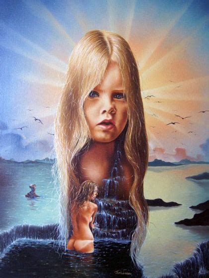 Mother Earths Child 1981 26x32 Original Painting By Jim Warren Oil On Canvas In 2020 Mother