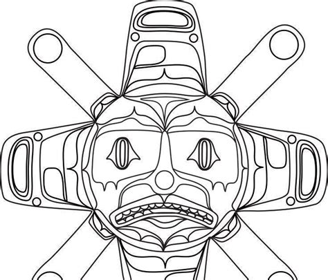 First Nations Animal Coloring Pages Dejanato