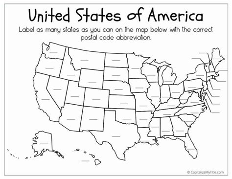 50 Us States In Alphabetical Order List Of States In Usa Capitalize