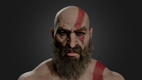 Kratos 3d Model By Thiagots 37dbaef Sketchfab