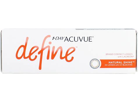 1 Day Acuvue Define Moist Natural Shine Daily Disposable Color Contact