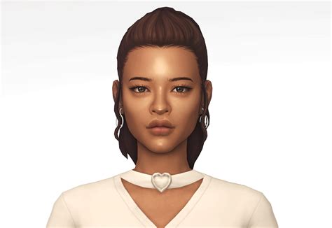 Anna Ponytail Dogsill On Patreon Simple Ponytails Ponytail Sims 4
