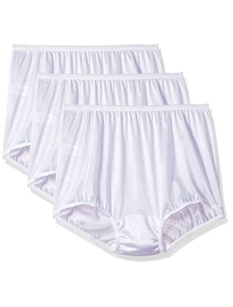 Buy Carole Brand Womens Classic Nylon Panties Full Cut Briefs Pack Of 3 Online Topofstyle