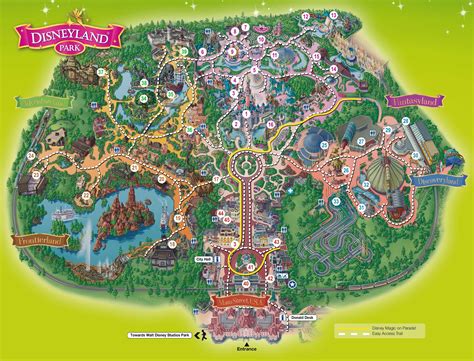 Disneyland Paris Park Map 2019