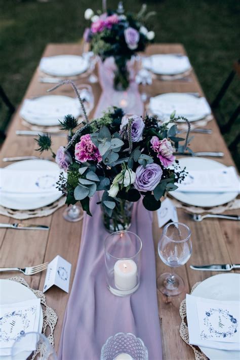 Wedding Inspiration For The Thrifty Bride Lavender Wedding Decorations Flower Centerpieces
