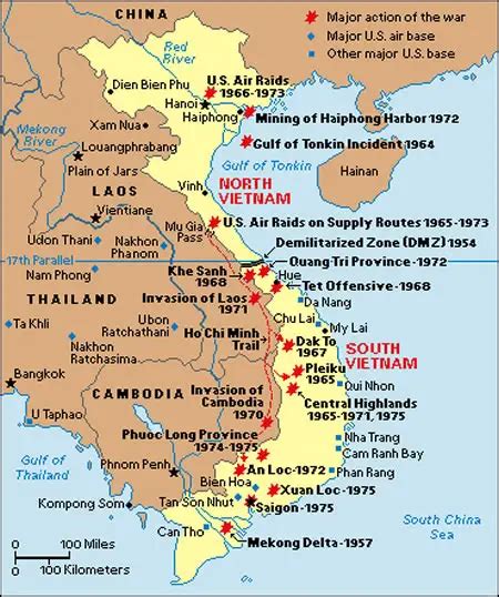 Indochina War Map