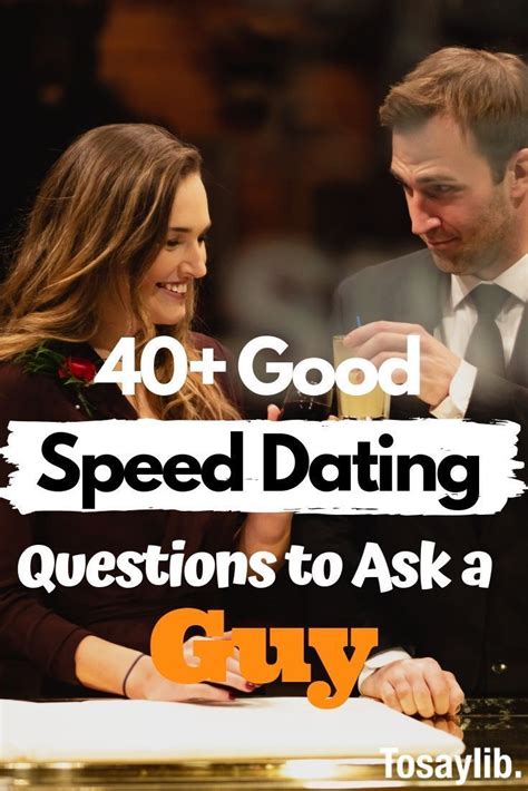 During speed dating, the question is great as you show interest in the plans of the other person and you actually place yourself in the plans through asking. 42 Best Speed Dating Questions to Ask a Guy | Speed dating ...