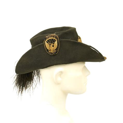 Original Us Civil War Union Officer Burnside Pattern Slouch Hat