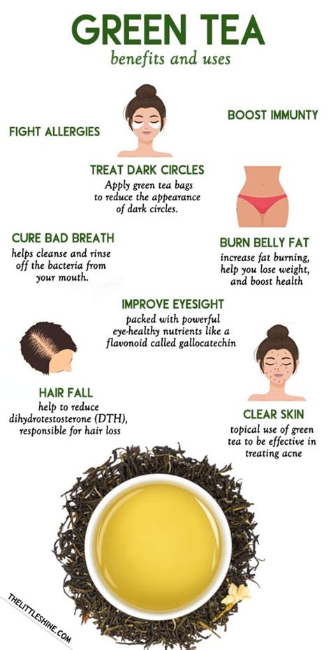 Green Tea Health And Beauty Benefits And Uses The Little Shine