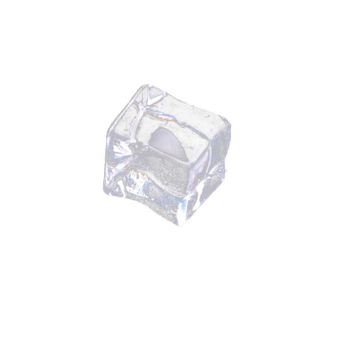 A Transparent Ice Cube Solid Ice Crystal Clear Solid Png Transparent