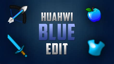 Minecraft Pvp Texturepack Itspropigs Blue Huahwi Edit 64x Updated