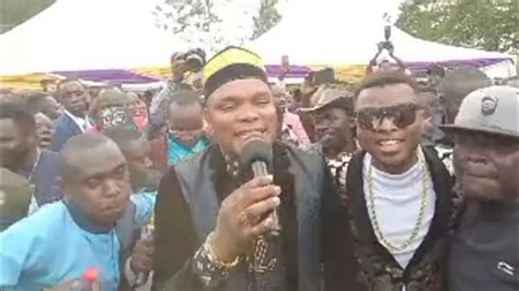 Solomon Mukubwa Performing Live In Ilagosa Wa Ilagosa Funeral Service