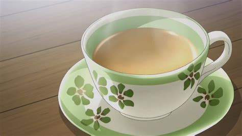Itadakimasu Anime Tea In A Cute Green Teacup Super Lovers Episode