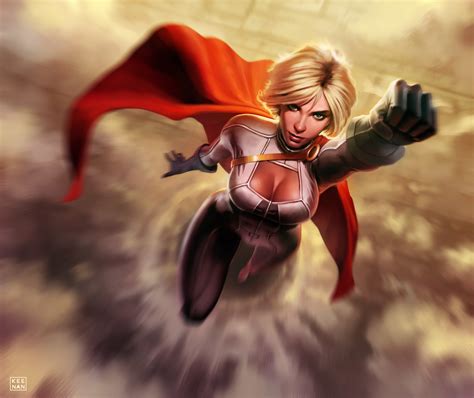 Power Girl Artwork Hd Superheroes 4k Wallpapers Images