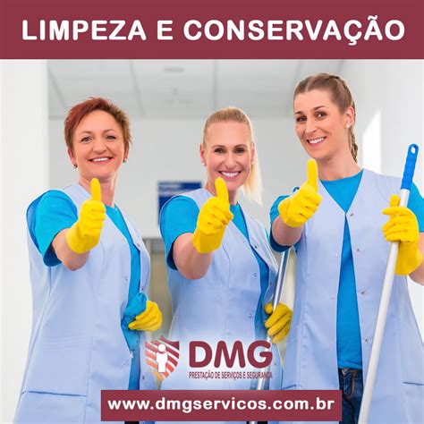 serviços de terceirização limpeza e conservação dmg prestação de serviços