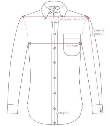 Which are neck, shoulder, sleeve length, biceps, elbow, wrist, shirt length, chest, waist and hip. Mens Dress Shirt Measurement Guide with Size Chart ...