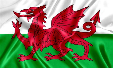 The story of wales is long and, at times, confusing. Welsh flag silk - Castell Howell