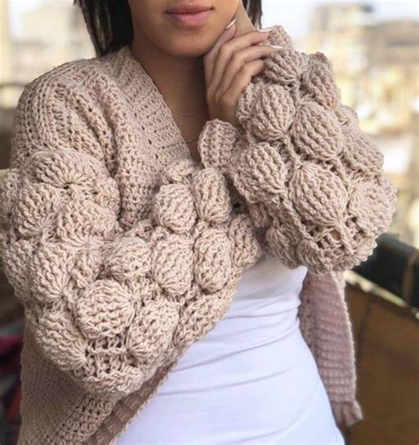 Here's what, designer, stefanie fail has to say about her project. Balloon Sleeves sweater | Etsy (With images) | Crochet ...
