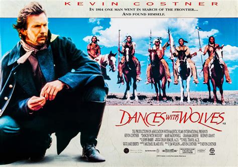 Dances With Wolves Movie Poster Classic 90s Vintage Poster Print
