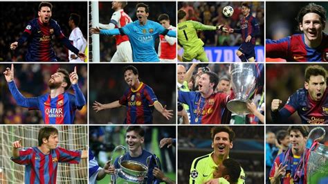 How Messis 100 European Goals Were Scored Uefa Champions League