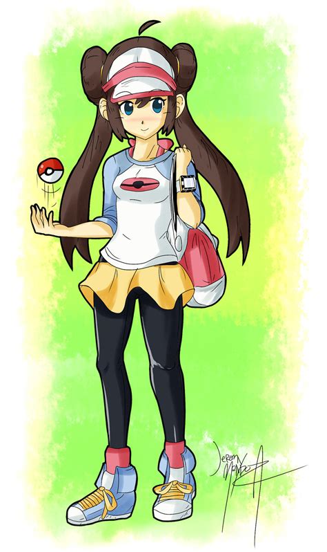 Pokemon Bw 2 Girl Trainer By Jeremy Mendoza On Deviantart