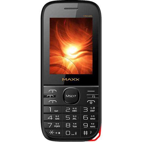 Maxx Msd7 Mx2403i Tri Sim Mobile Phone In India At Rs 1674